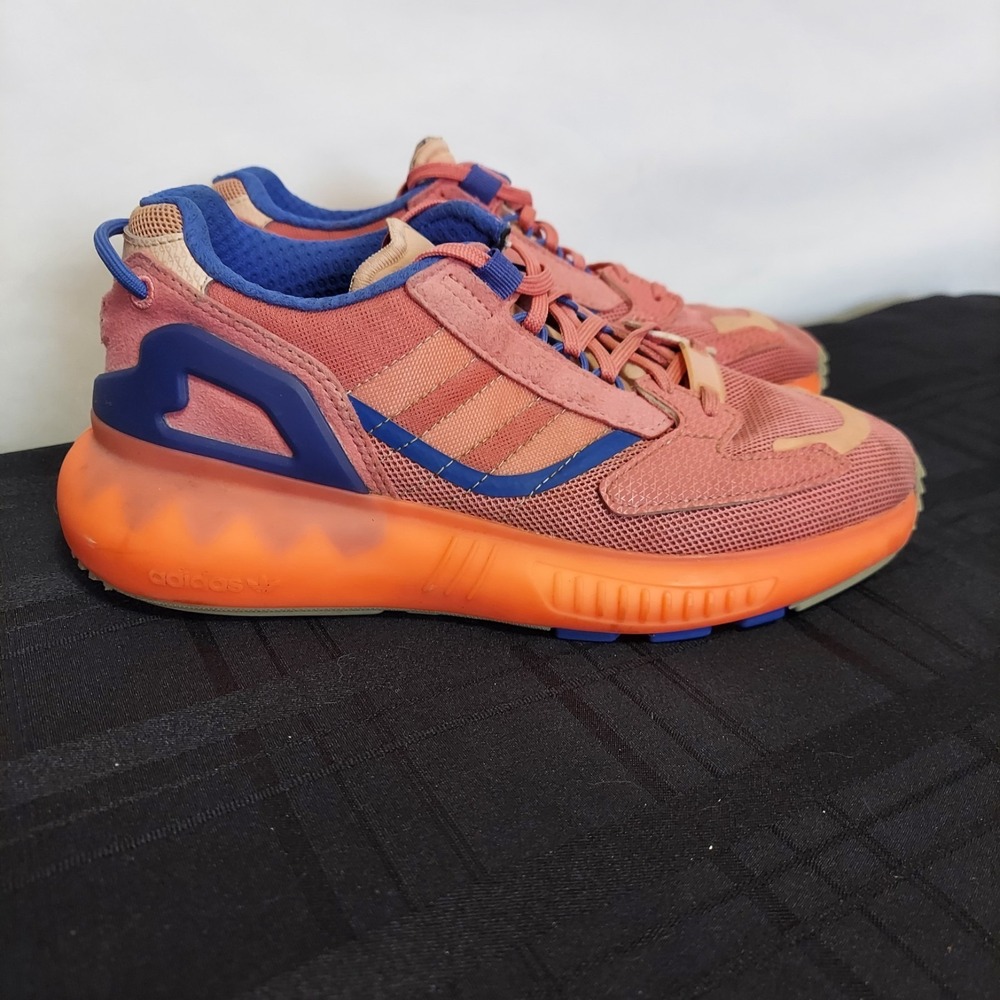 Adidas ZX 2K Boost 2.0 Pink Orange Blue Sneakers GZ7876 Womens Size 6